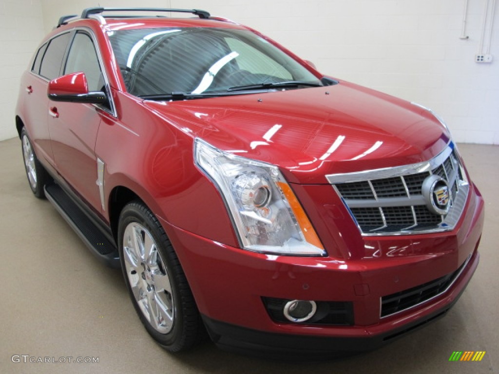 Crystal Red Tintcoat 2010 Cadillac SRX 4 V6 AWD Exterior Photo #69937784