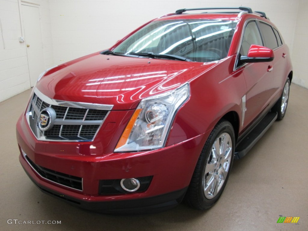 Crystal Red Tintcoat 2010 Cadillac SRX 4 V6 AWD Exterior Photo #69937811