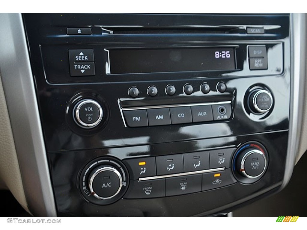 2013 Altima 2.5 S - Pearl White / Beige photo #16