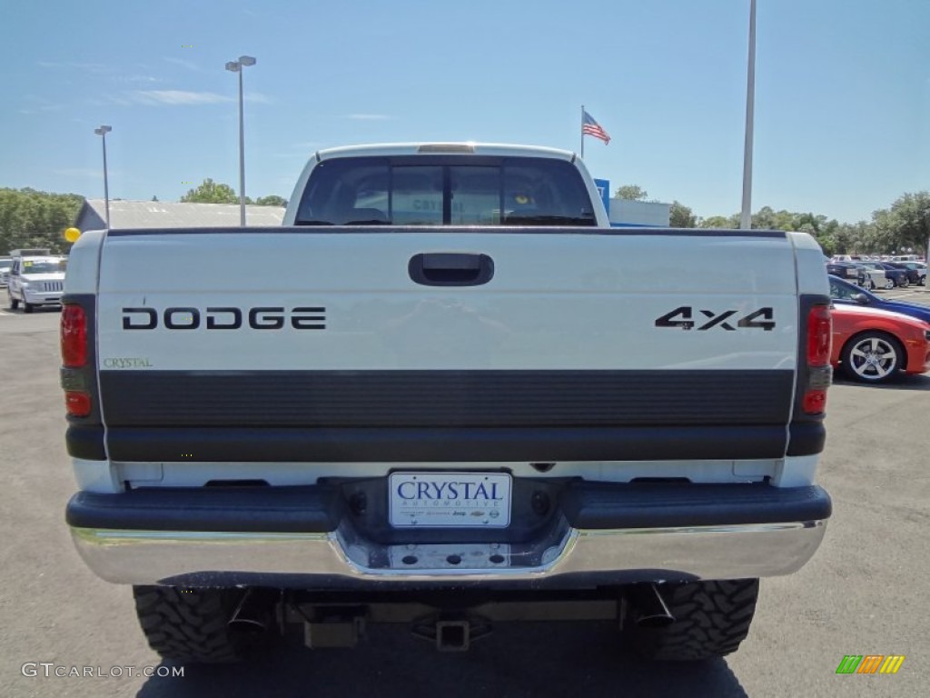 1998 Ram 1500 Laramie SLT Extended Cab 4x4 - Bright White / Black photo #7