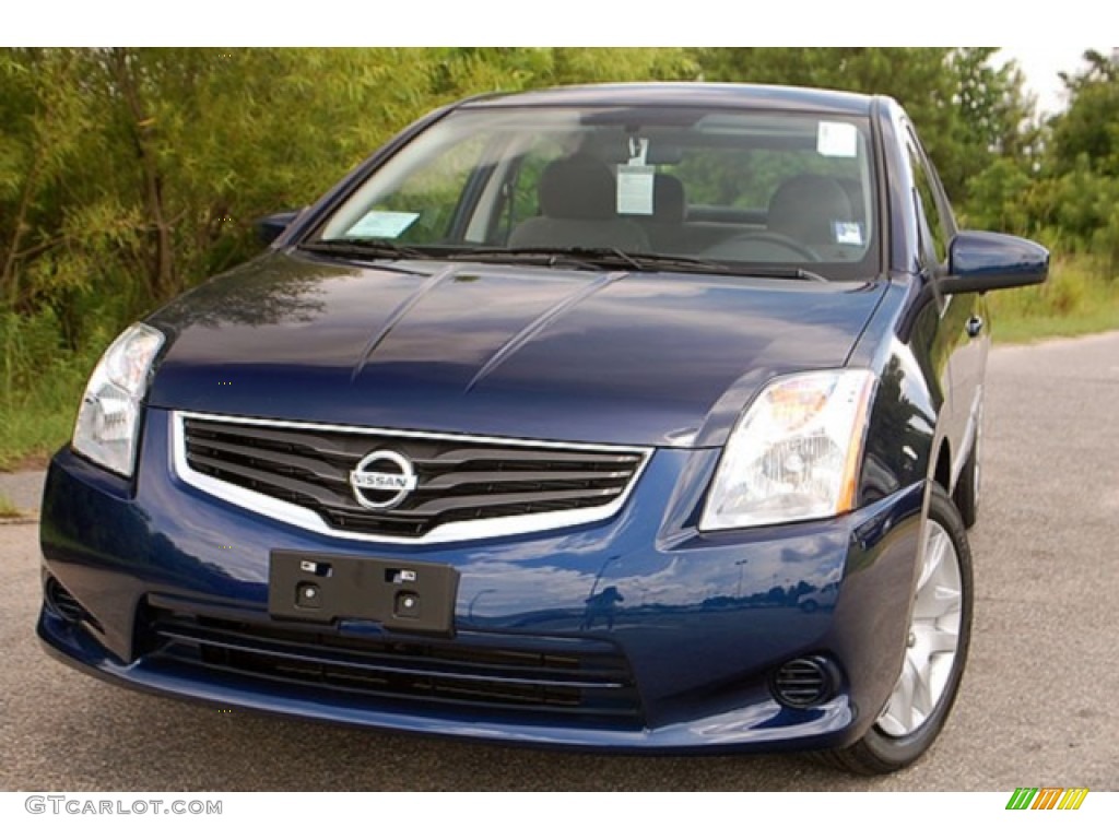 2012 Sentra 2.0 S - Blue Onyx / Charcoal photo #3