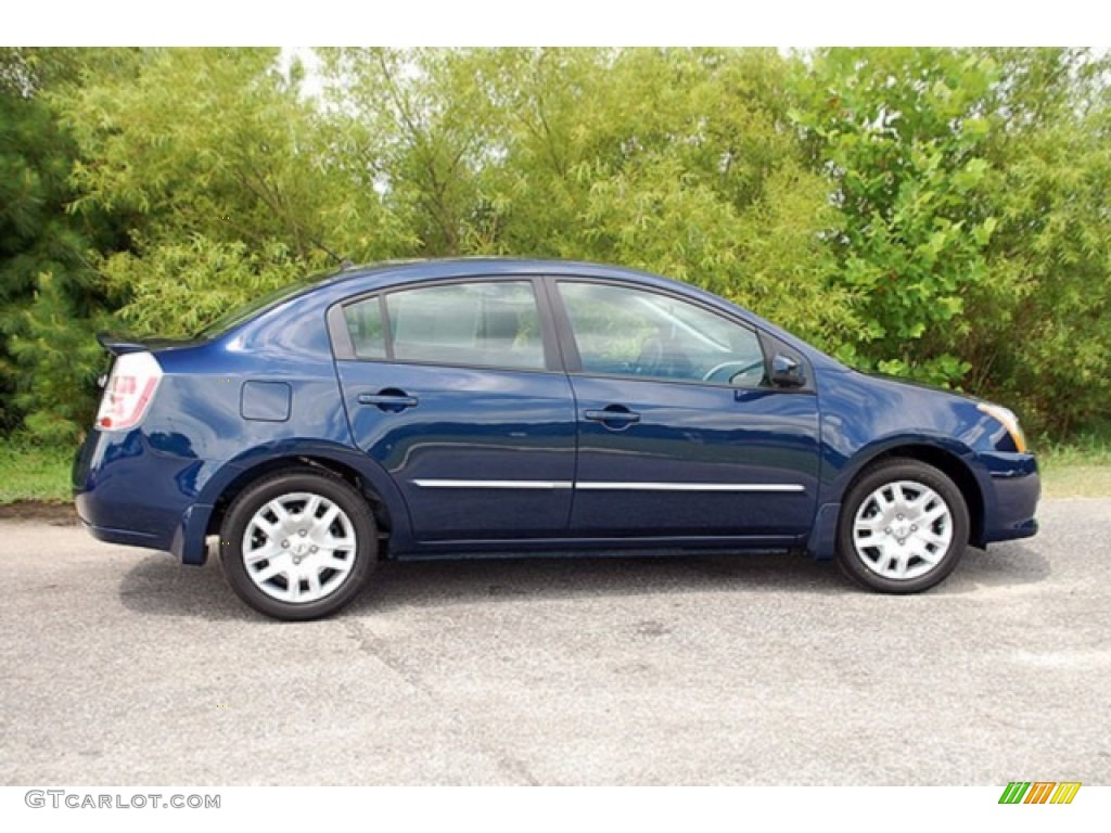 2012 Sentra 2.0 S - Blue Onyx / Charcoal photo #7