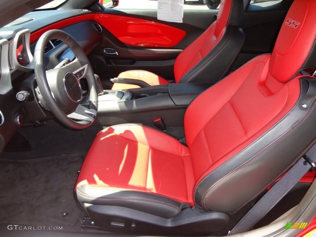 Inferno Orange/Black Interior 2011 Chevrolet Camaro SS/RS Coupe Photo #69939954