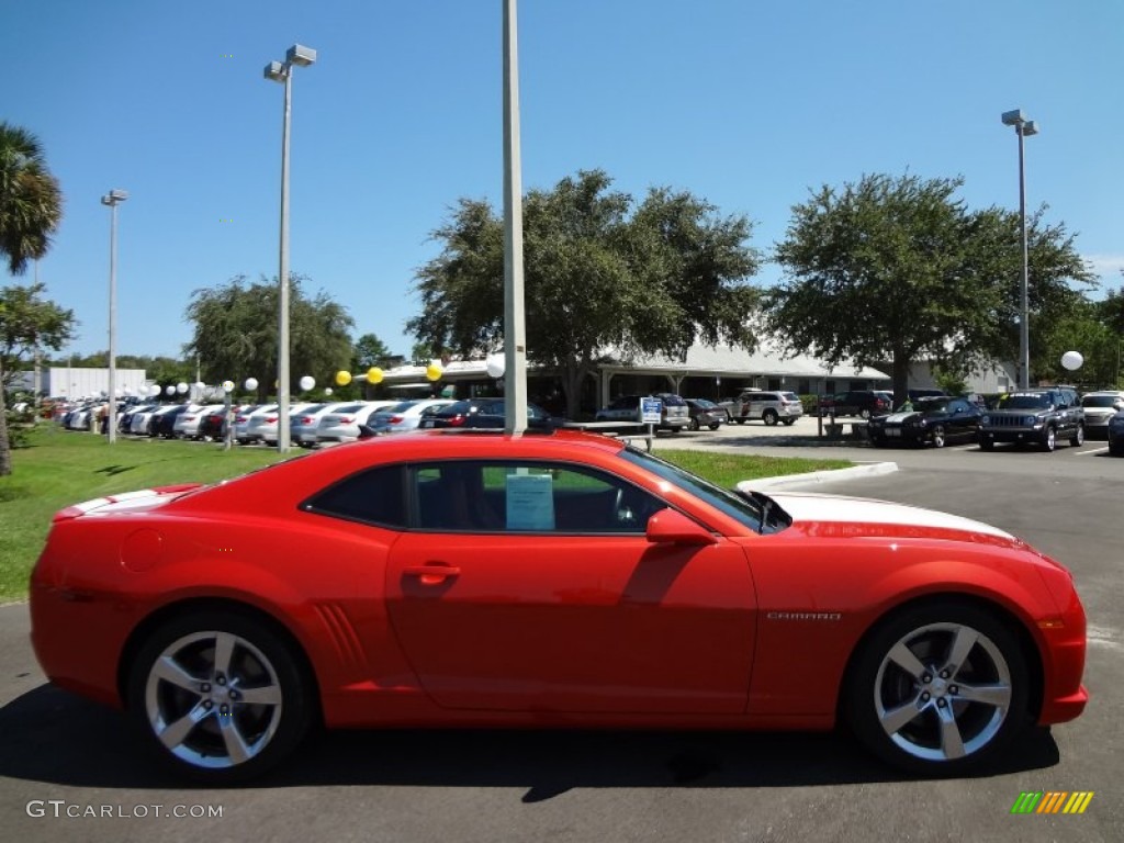Inferno Orange Metallic 2011 Chevrolet Camaro SS/RS Coupe Exterior Photo #69939998