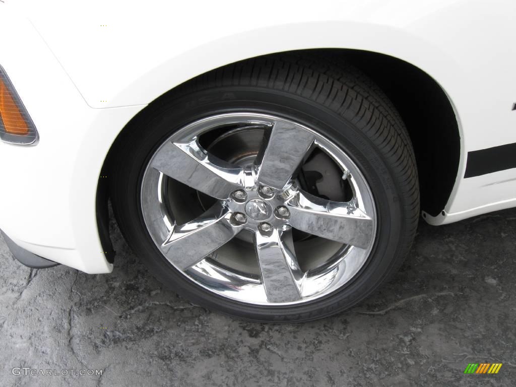 2009 Charger R/T Daytona - Stone White / Dark Slate Gray photo #4