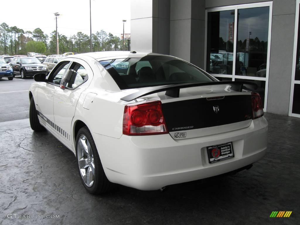 2009 Charger R/T Daytona - Stone White / Dark Slate Gray photo #5