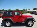 Flame Red - Wrangler X 4x4 Photo No. 9