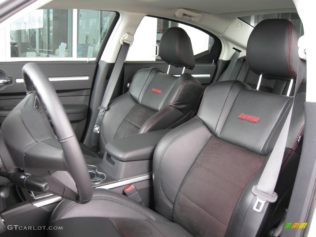 2009 Charger R/T Daytona - Stone White / Dark Slate Gray photo #6