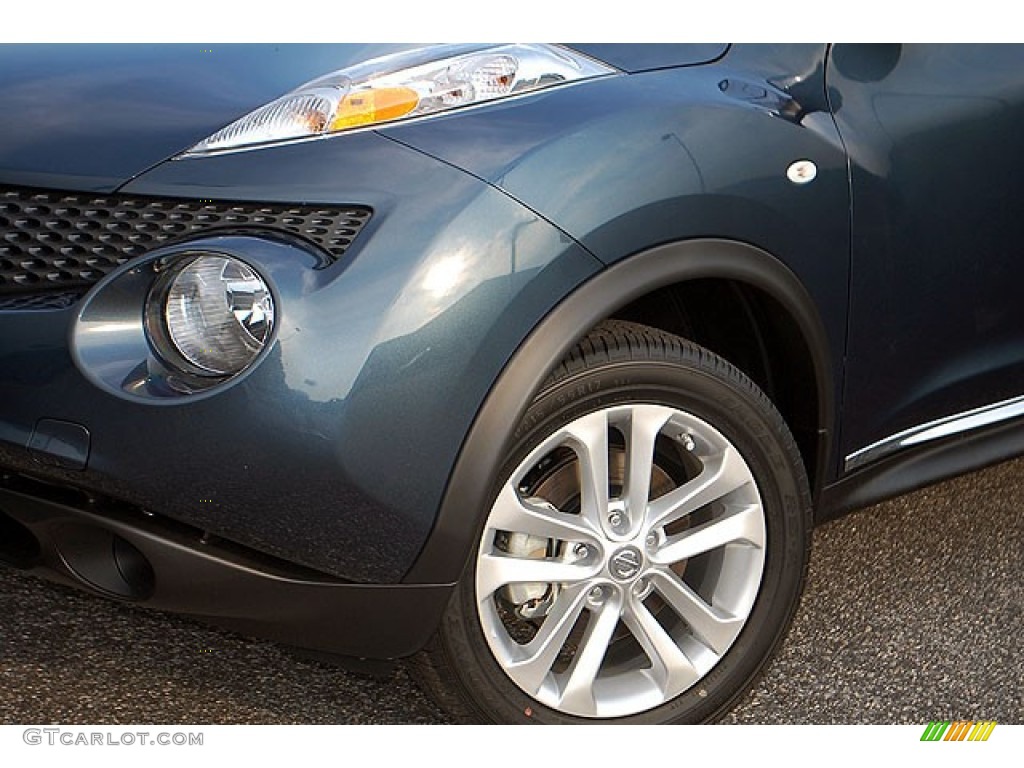 2012 Juke SV - Graphite Blue / Black/Silver Trim photo #2