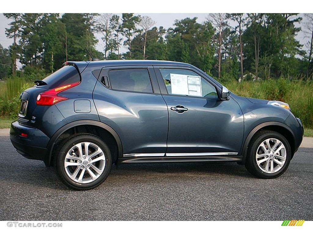 2012 Juke SV - Graphite Blue / Black/Silver Trim photo #7