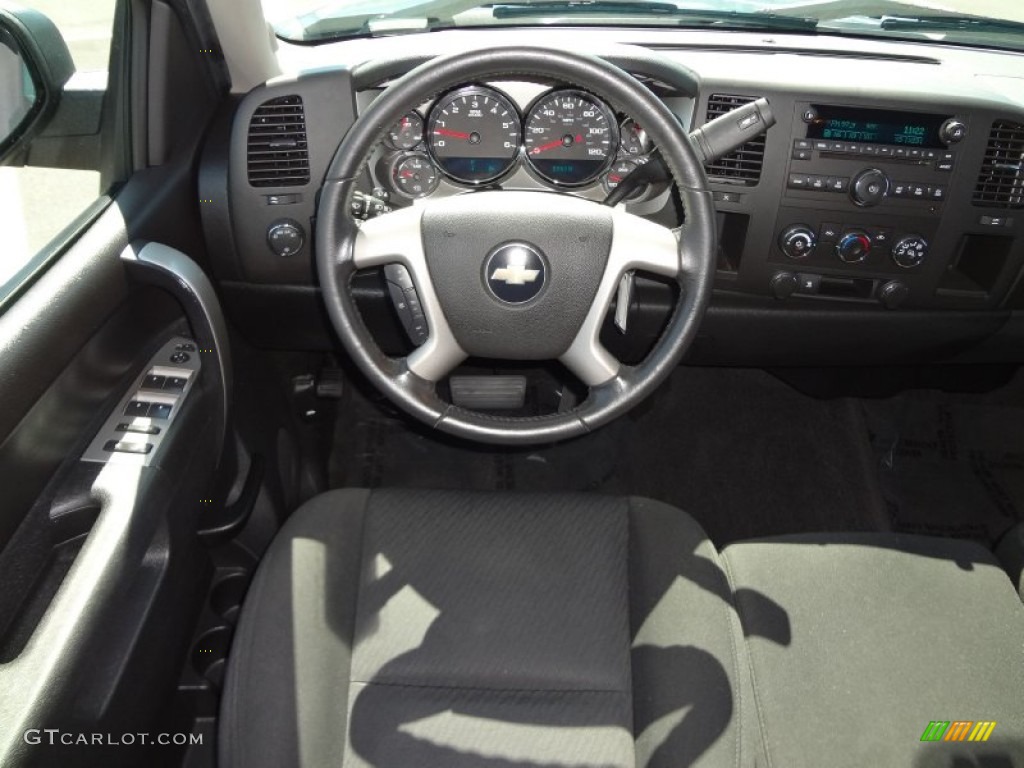 2010 Silverado 1500 LT Extended Cab - Blue Granite Metallic / Ebony photo #6