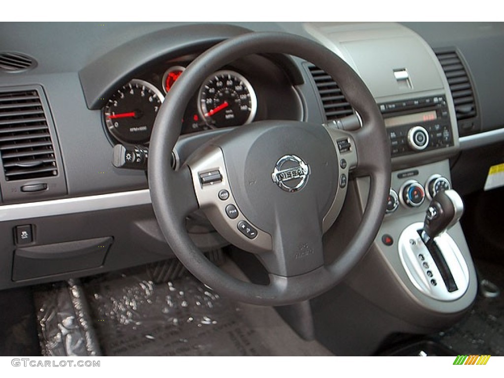 2012 Nissan Sentra 2.0 SR Charcoal Dashboard Photo #69941435
