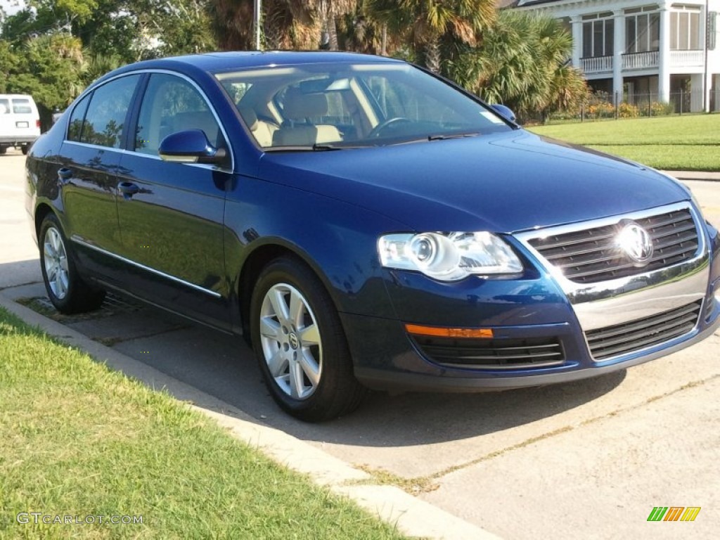2006 Passat 2.0T Sedan - Shadow Blue / Pure Beige photo #2