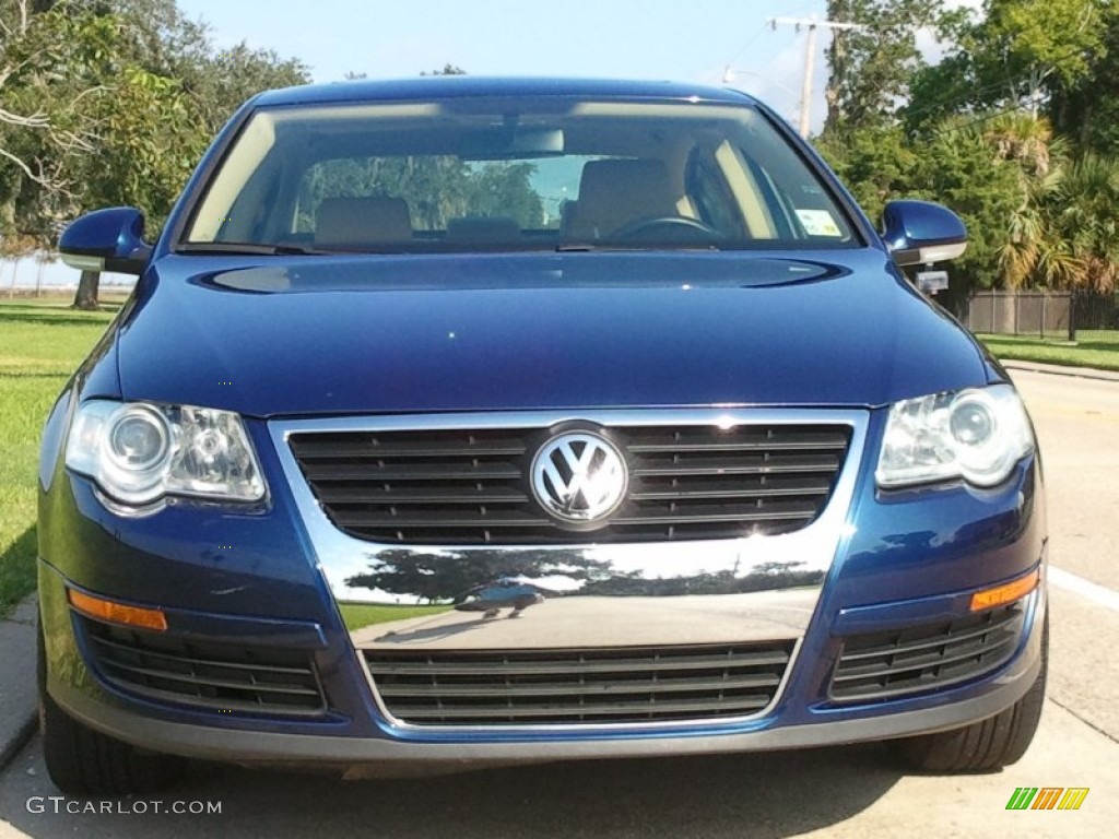 2006 Passat 2.0T Sedan - Shadow Blue / Pure Beige photo #3