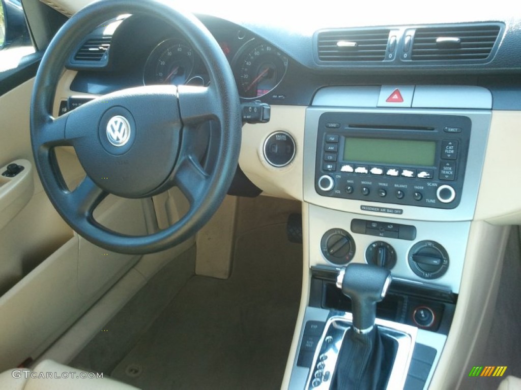 2006 Passat 2.0T Sedan - Shadow Blue / Pure Beige photo #11