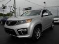 2012 Bright Silver Kia Sorento SX V6  photo #11