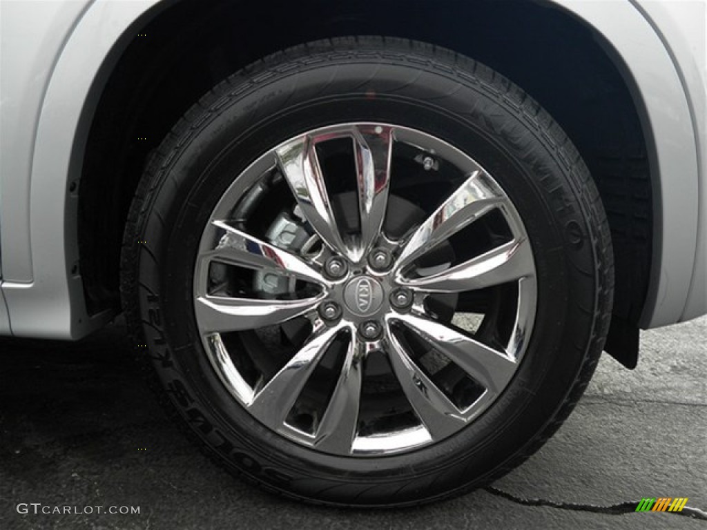 2012 Sorento SX V6 - Bright Silver / Black photo #50
