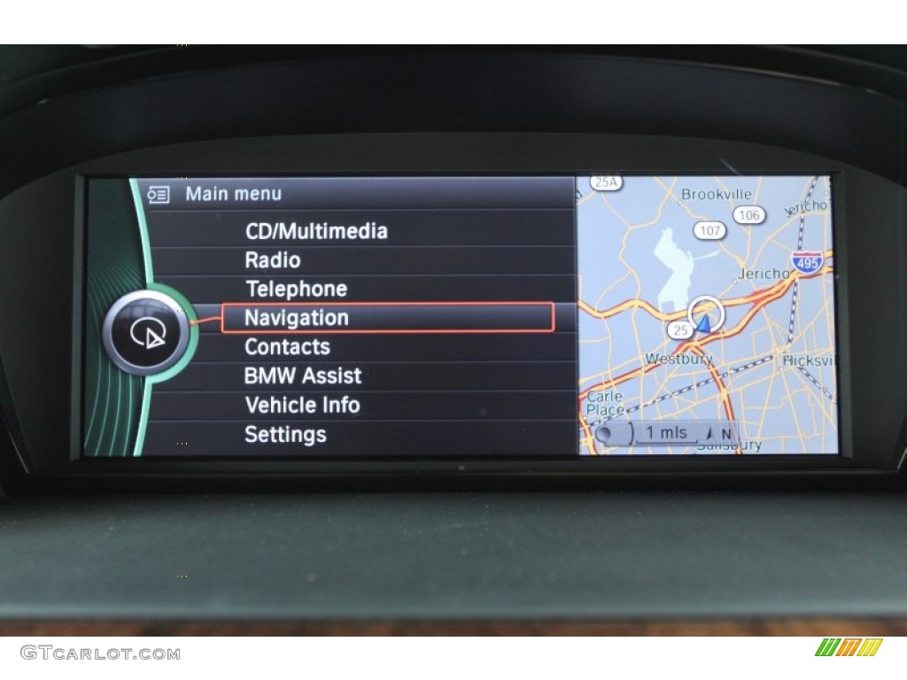 2010 BMW 5 Series 550i Sedan Navigation Photo #69944307