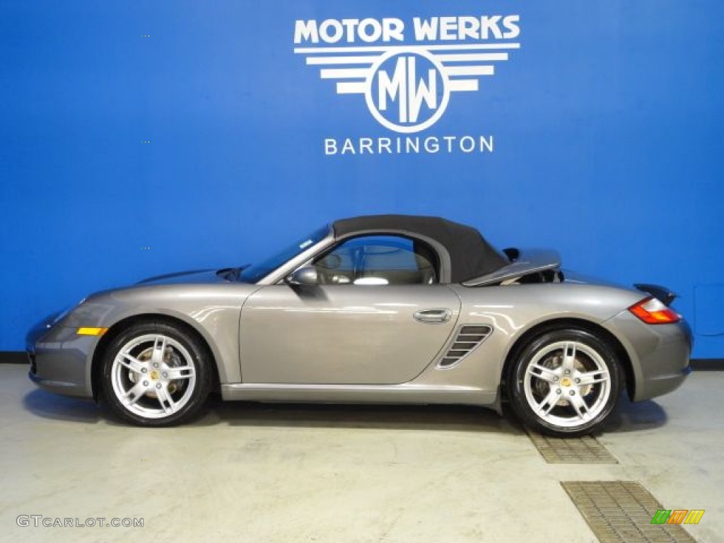 2008 Boxster  - Meteor Grey Metallic / Black photo #10