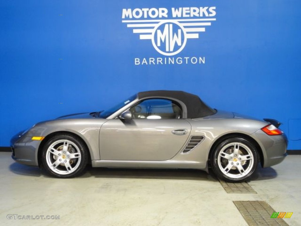 2008 Boxster  - Meteor Grey Metallic / Black photo #11