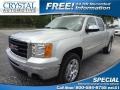 2011 Pure Silver Metallic GMC Sierra 1500 SLE Crew Cab  photo #1