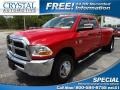 2011 Flame Red Dodge Ram 3500 HD ST Crew Cab 4x4 Dually  photo #1