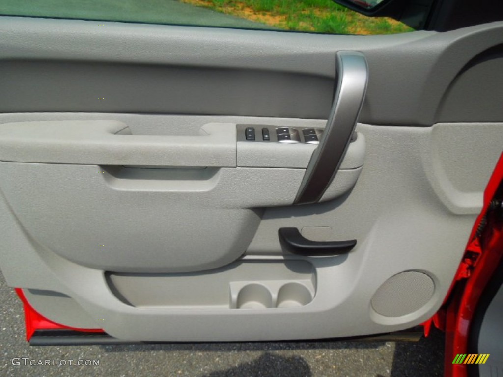 2012 Chevrolet Silverado 1500 LT Crew Cab Light Titanium/Dark Titanium Door Panel Photo #69947769