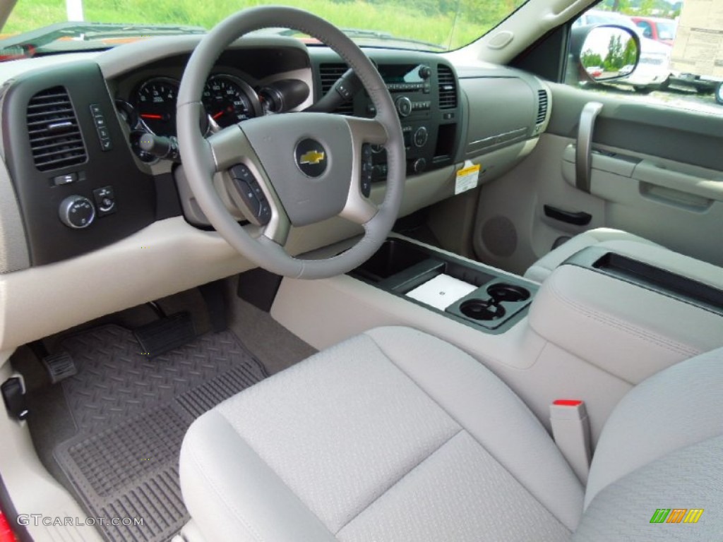 2012 Silverado 1500 LT Crew Cab - Victory Red / Light Titanium/Dark Titanium photo #24