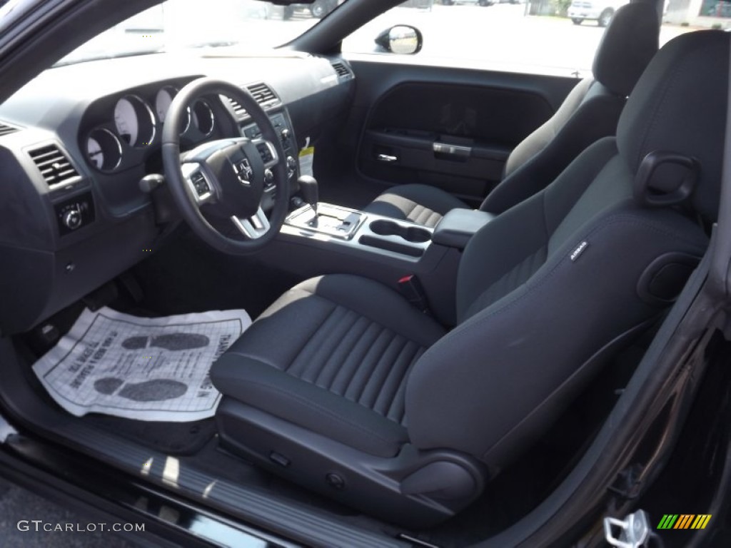 2011 Challenger R/T - Brilliant Black Crystal Pearl / Dark Slate Gray photo #9