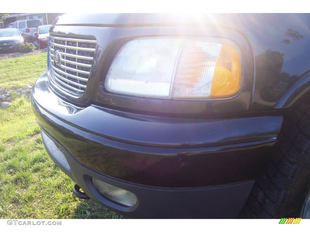 2000 F150 XLT Extended Cab 4x4 - Deep Wedgewood Blue Metallic / Medium Graphite photo #10