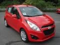 Salsa (Red) 2013 Chevrolet Spark LS Exterior