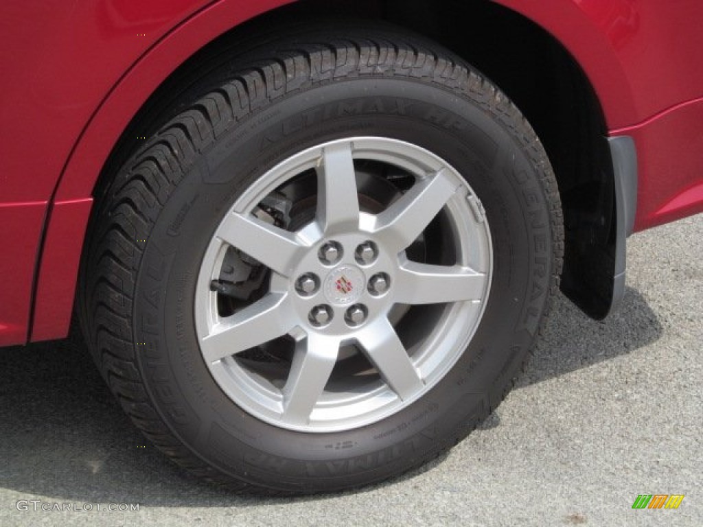 2009 SRX 4 V6 AWD - Crystal Red / Ebony/Ebony photo #3