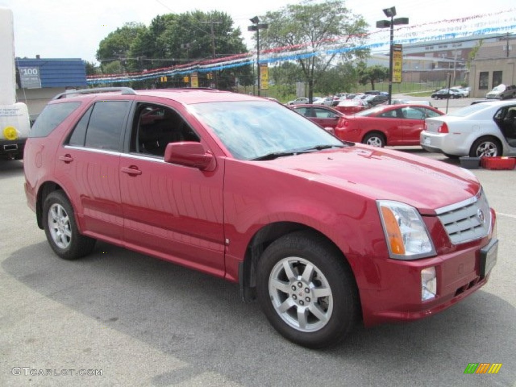 2009 SRX 4 V6 AWD - Crystal Red / Ebony/Ebony photo #5