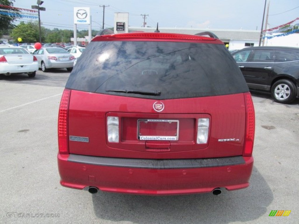2009 SRX 4 V6 AWD - Crystal Red / Ebony/Ebony photo #7