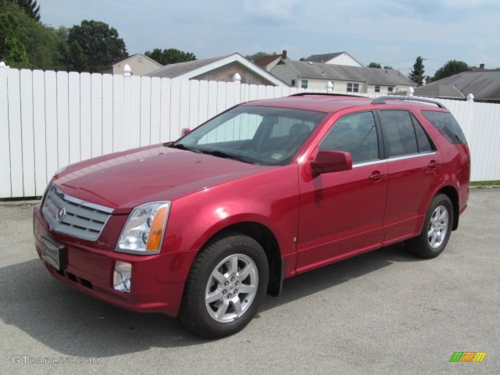 2009 SRX 4 V6 AWD - Crystal Red / Ebony/Ebony photo #9