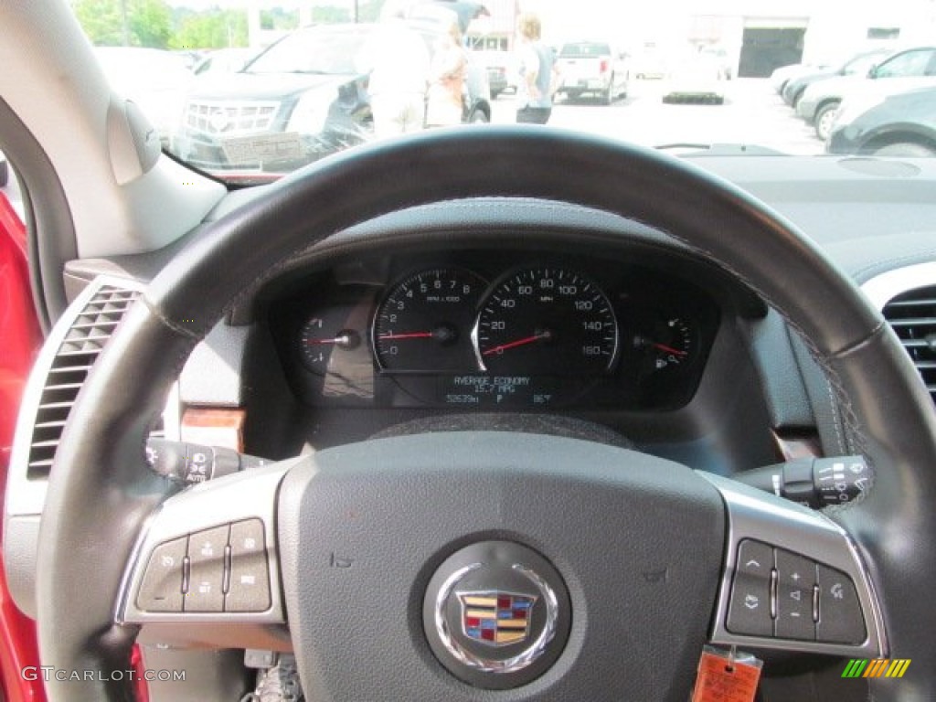 2009 SRX 4 V6 AWD - Crystal Red / Ebony/Ebony photo #16