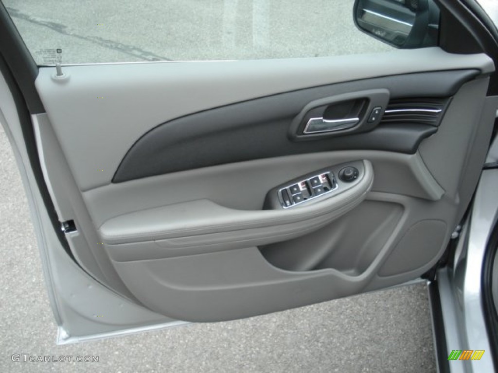 2013 Chevrolet Malibu LS Jet Black/Titanium Door Panel Photo #69952207
