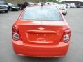 2013 Inferno Orange Metallic Chevrolet Sonic LS Sedan  photo #7