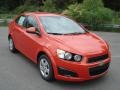 2013 Inferno Orange Metallic Chevrolet Sonic LS Sedan  photo #2