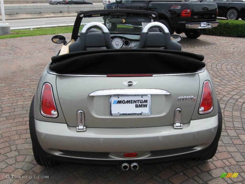 2008 Cooper S Convertible - Sparkling Silver Metallic / Cordoba Beige photo #10