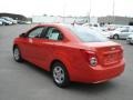 2013 Inferno Orange Metallic Chevrolet Sonic LS Sedan  photo #6