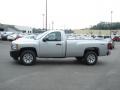 2013 Silver Ice Metallic Chevrolet Silverado 1500 Work Truck Regular Cab 4x4  photo #5