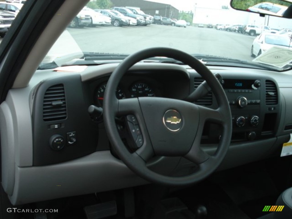 2013 Silverado 1500 Work Truck Regular Cab 4x4 - Silver Ice Metallic / Dark Titanium photo #10