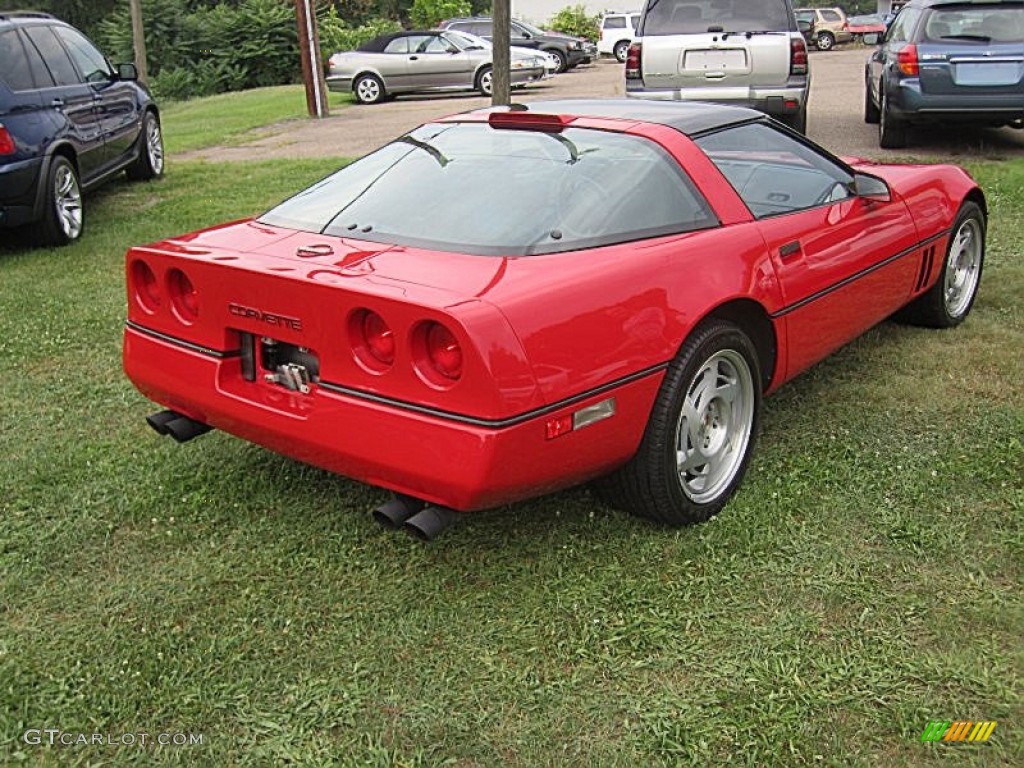 Bright Red 1990 Chevrolet Corvette Coupe Exterior Photo #69954162