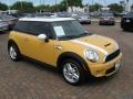 2008 Mellow Yellow Mini Cooper S Hardtop  photo #13