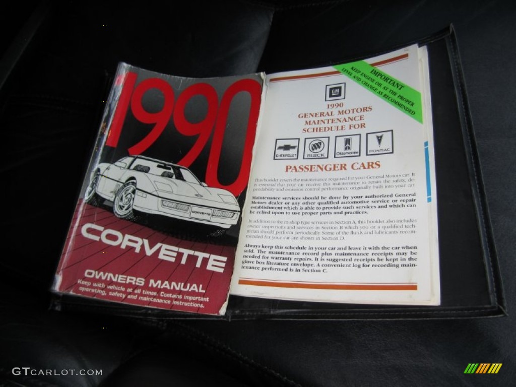 1990 Chevrolet Corvette Coupe Books/Manuals Photos