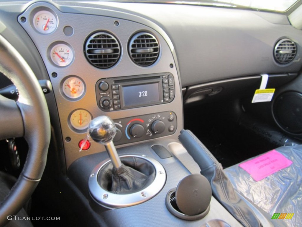 2008 Dodge Viper SRT-10 ACR Coupe Black/Black Dashboard Photo #69954493
