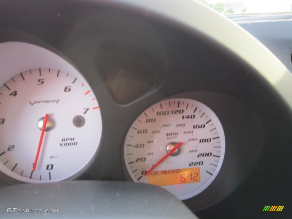 2008 Dodge Viper SRT-10 ACR Coupe Gauges Photo #69954895