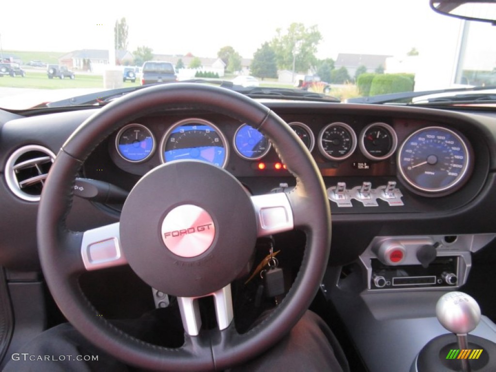 2005 Ford GT Standard GT Model Ebony Black Dashboard Photo #69955128