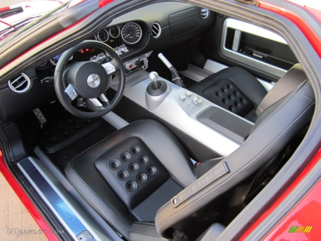 Ebony Black Interior 2005 Ford GT Standard GT Model Photo #69955195